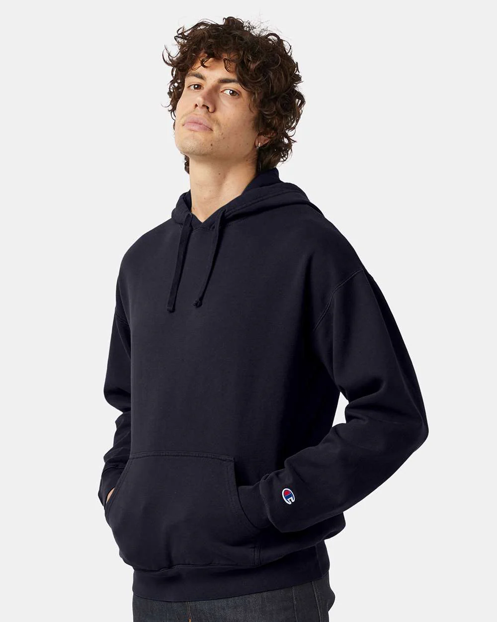 Champion-CD450-Garment-Dyed Hooded Sweatshirt - Image 29