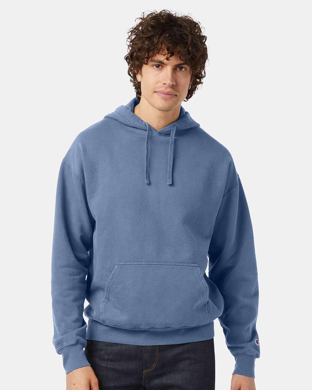 Champion-CD450-Garment-Dyed Hooded Sweatshirt - Image 34