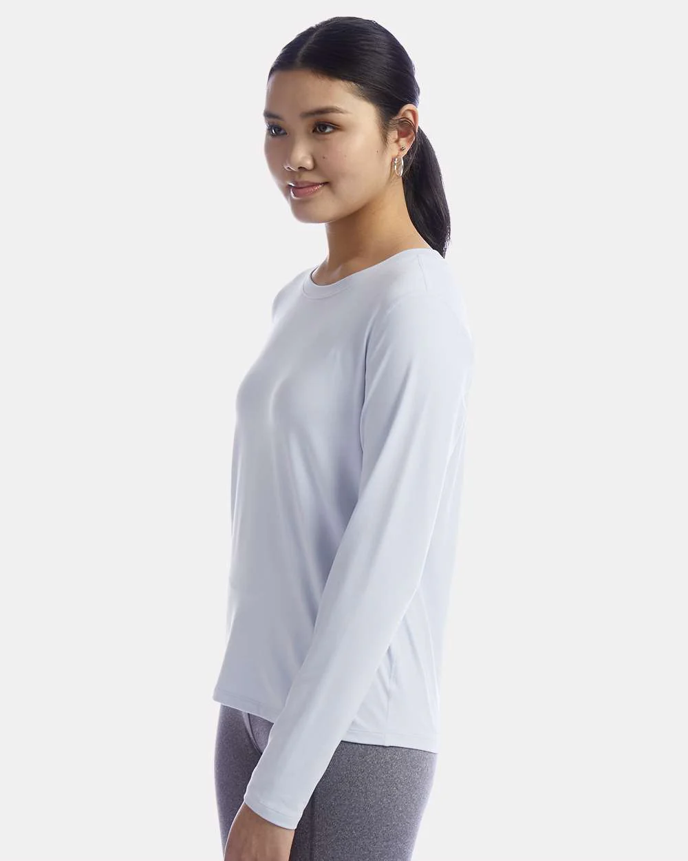 Champion-CHP140-Women's Sport Soft Touch Long Sleeve T-Shirt - Image 11