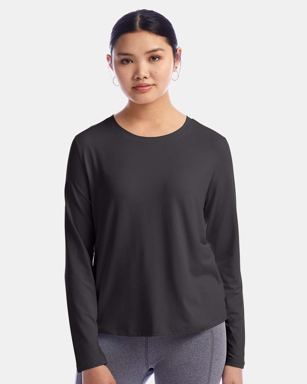 Champion-CHP140-Women's Sport Soft Touch Long Sleeve T-Shirt - Image 4