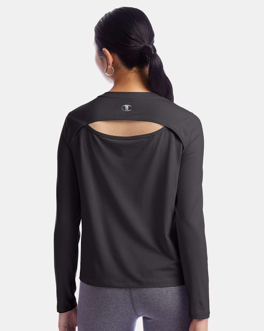 Champion-CHP140-Women's Sport Soft Touch Long Sleeve T-Shirt - Image 6