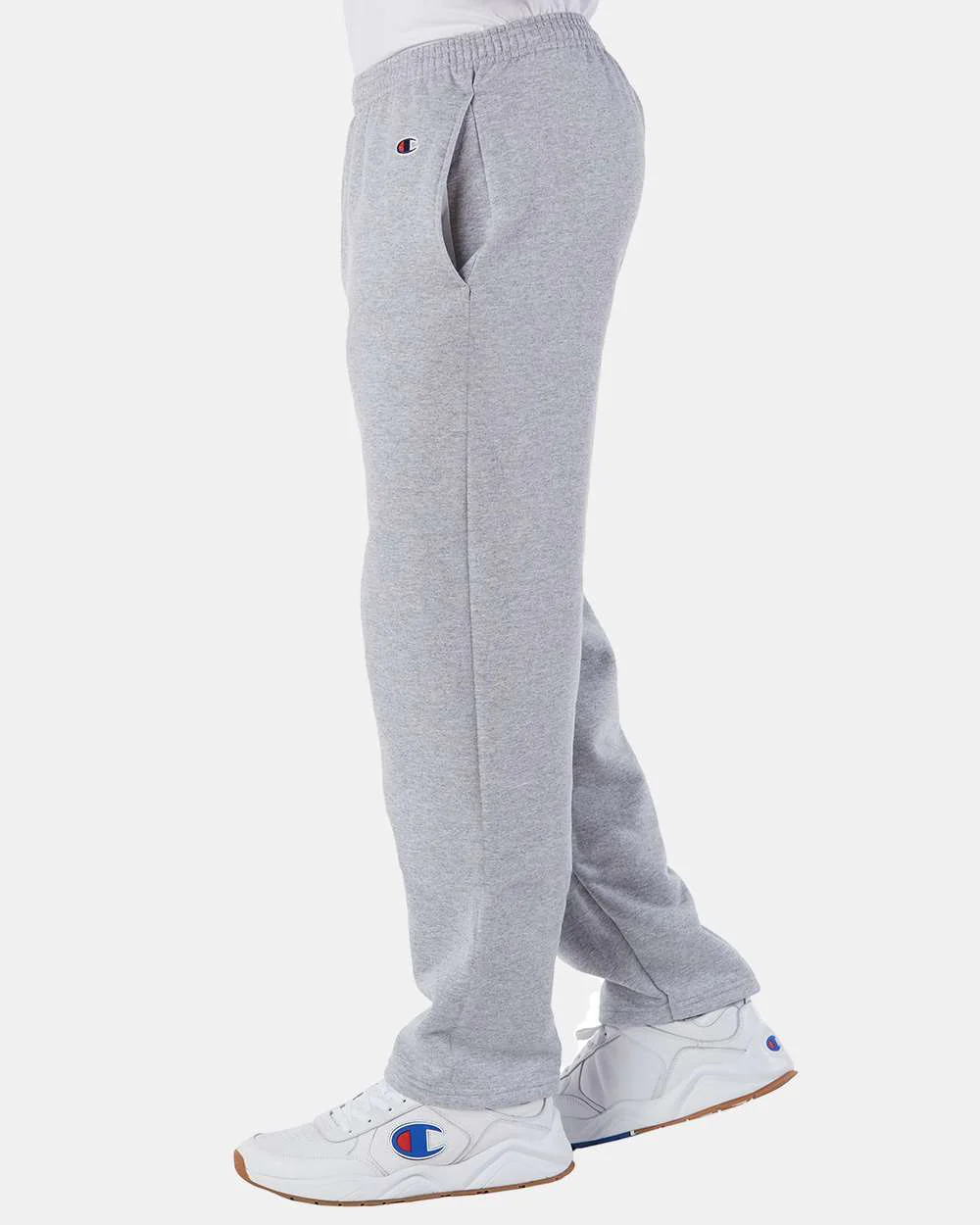 Champion-P800-Powerblend® Open-Bottom Sweatpants with Pockets - Image 12