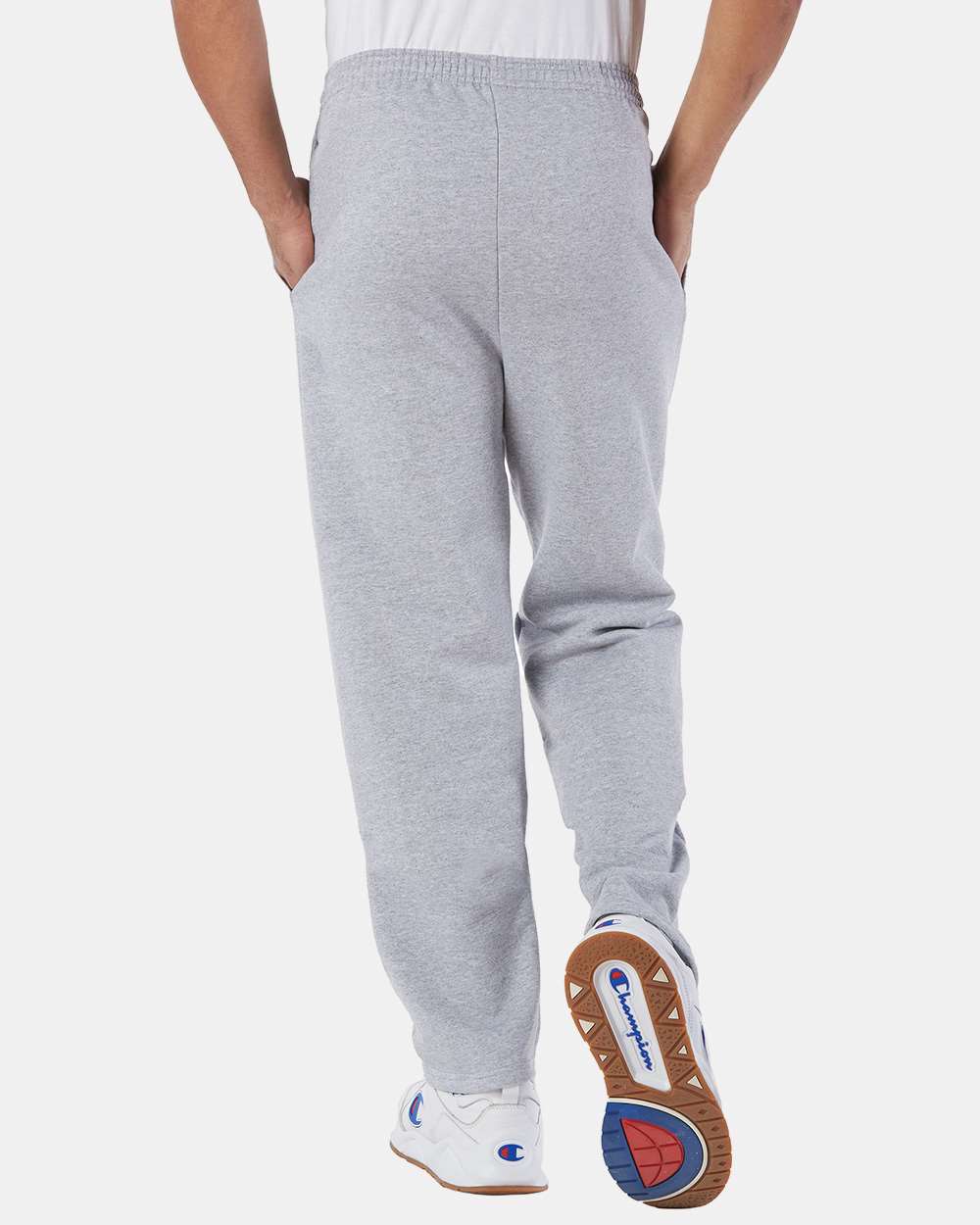 Champion-P800-Powerblend® Open-Bottom Sweatpants with Pockets - Image 13