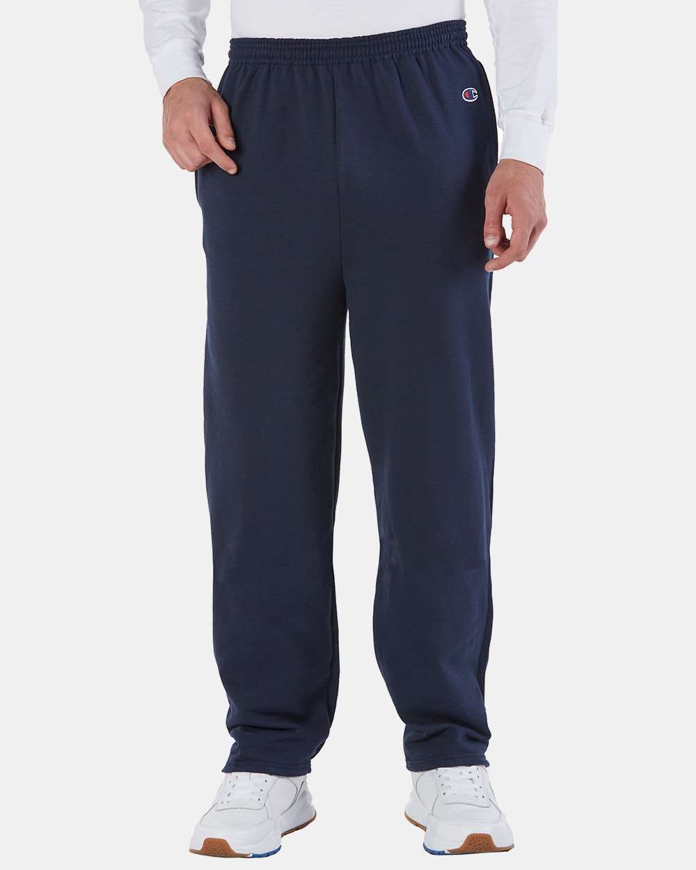 Champion-P800-Powerblend® Open-Bottom Sweatpants with Pockets - Image 17