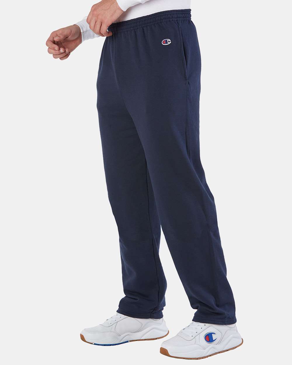 Champion-P800-Powerblend® Open-Bottom Sweatpants with Pockets - Image 18