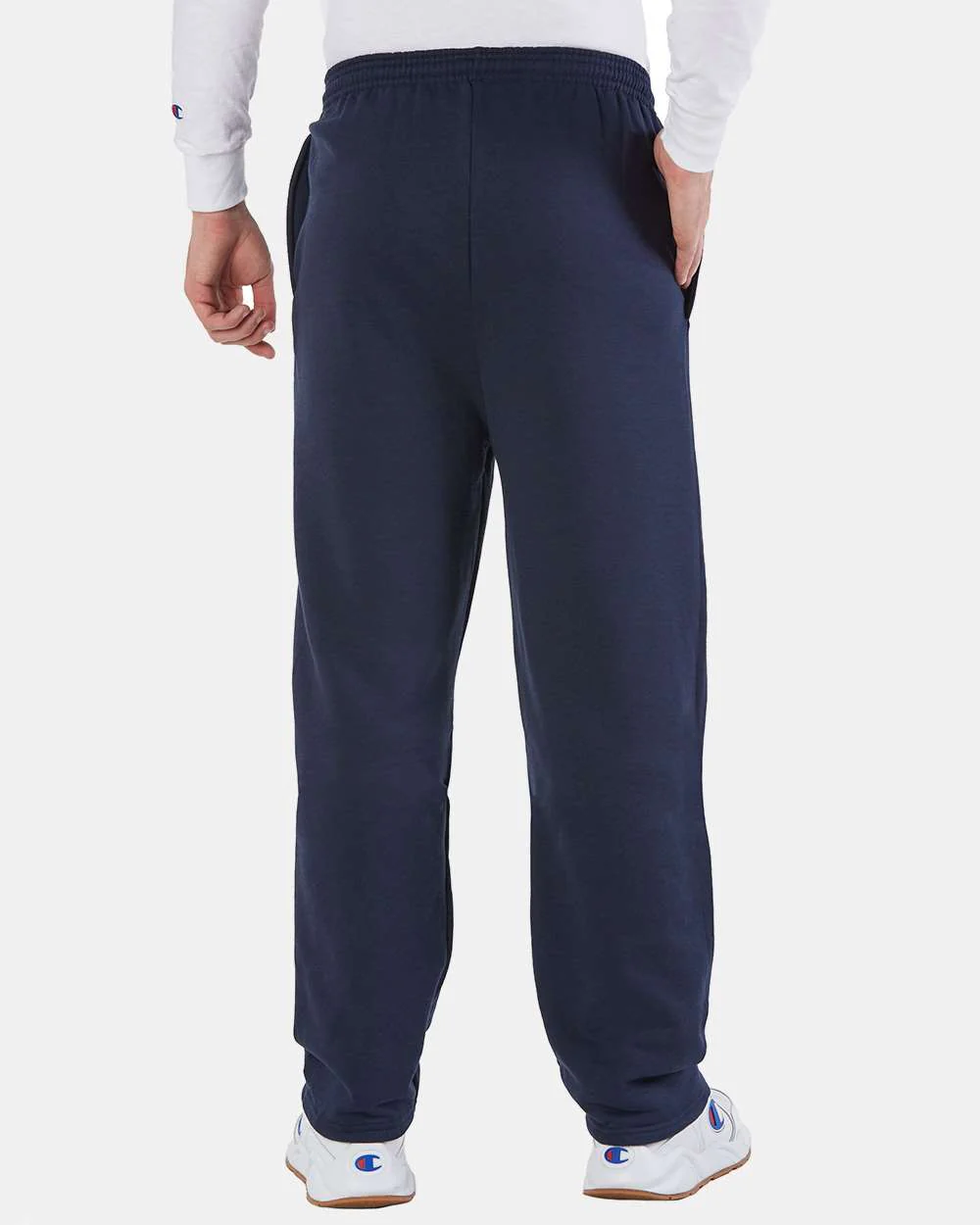 Champion-P800-Powerblend® Open-Bottom Sweatpants with Pockets - Image 19