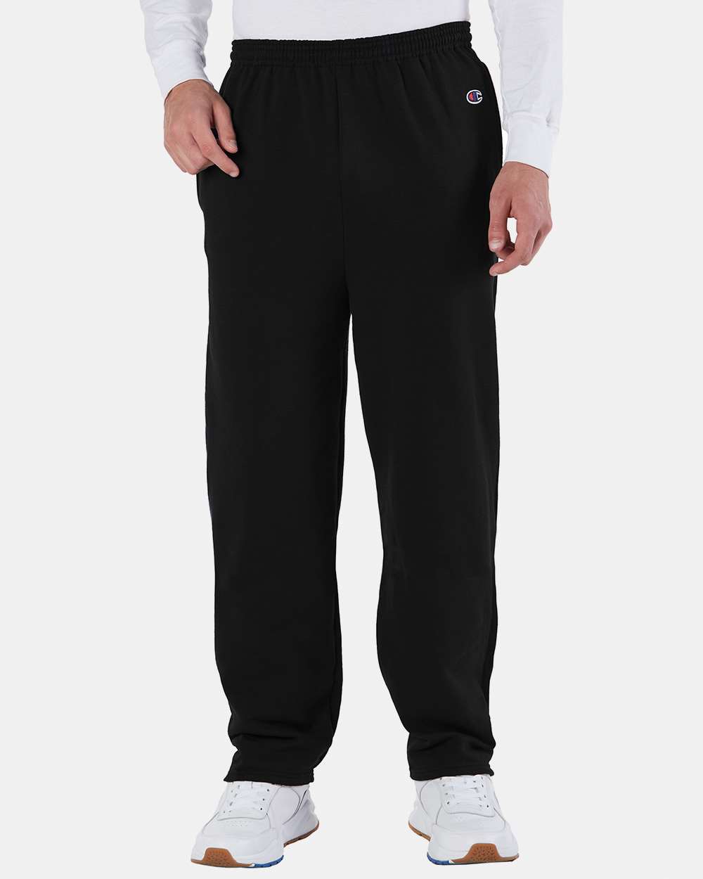 Champion-P800-Powerblend® Open-Bottom Sweatpants with Pockets - Image 4