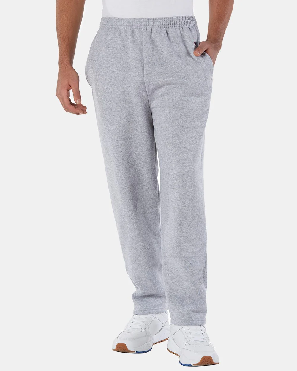 Champion-P800-Powerblend® Open-Bottom Sweatpants with Pockets - Image 7