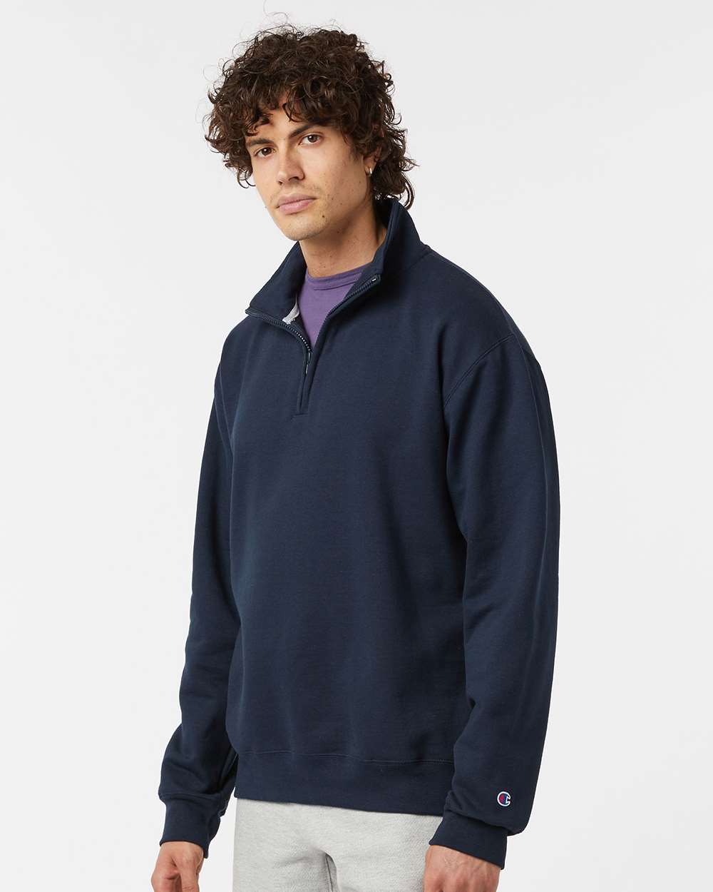 Champion-S450-Powerblend® Quarter-Zip Pullover - Image 18