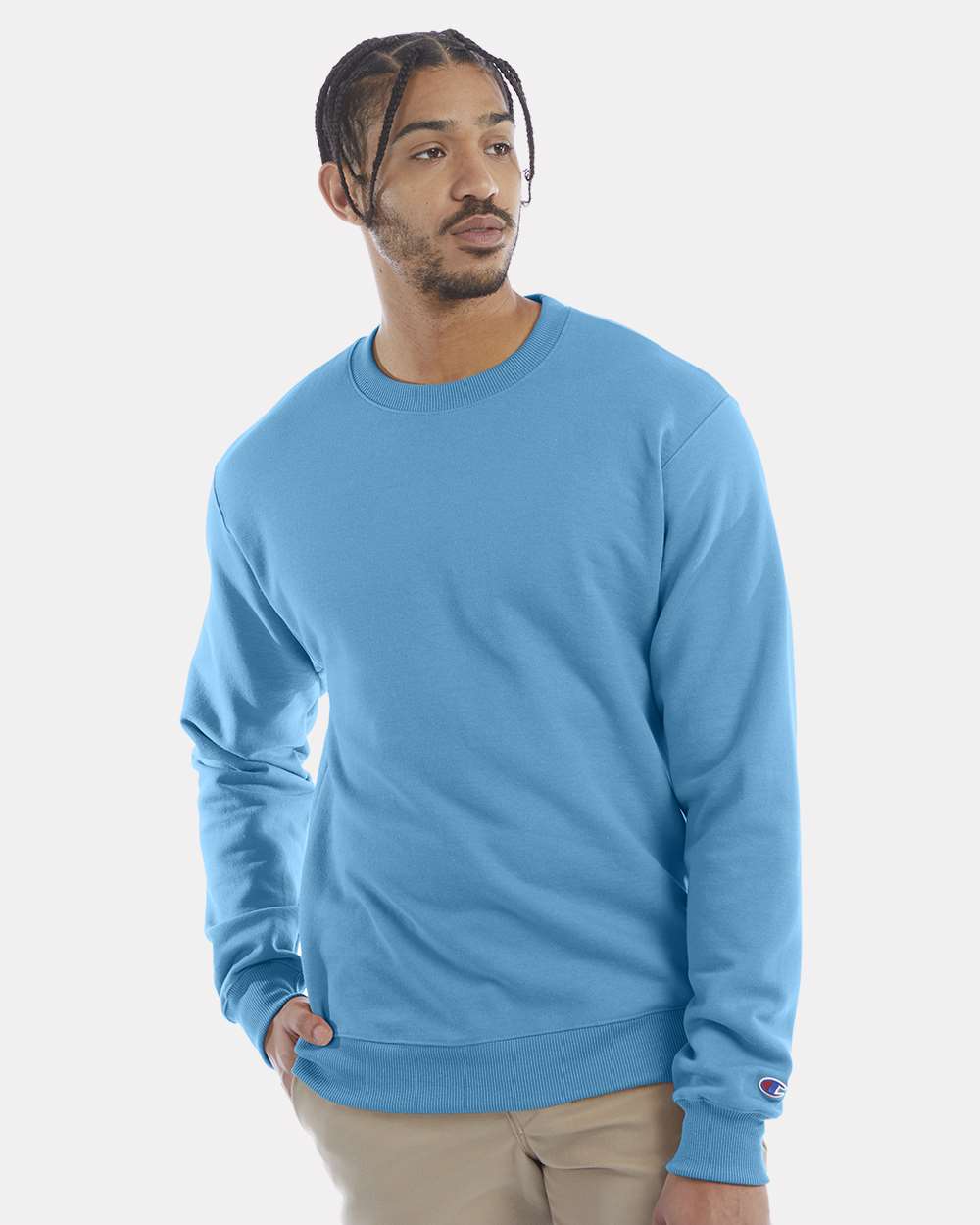 Champion-S600-Powerblend® Crewneck Sweatshirt - Image 10