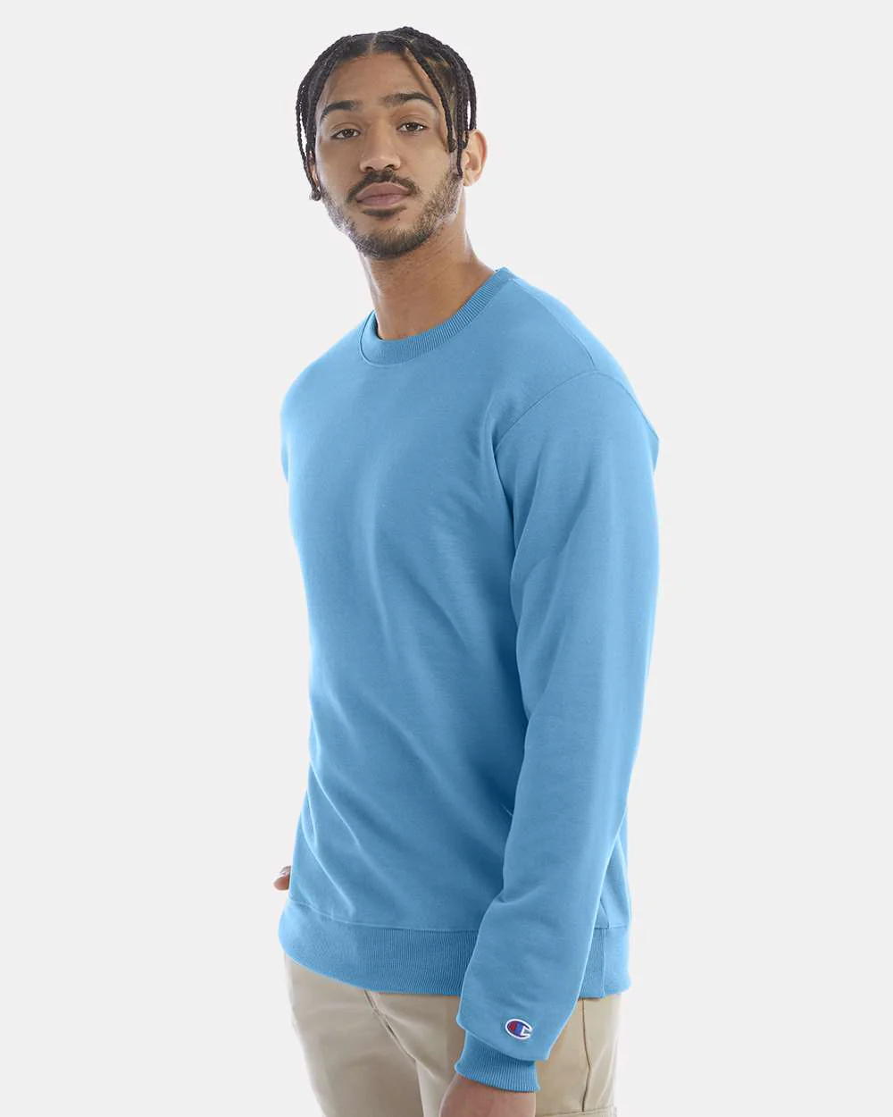 Champion-S600-Powerblend® Crewneck Sweatshirt - Image 11