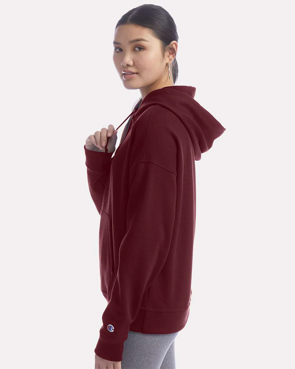 Champion-S760-Women's Powerblend® Hooded Sweatshirt - Image 24