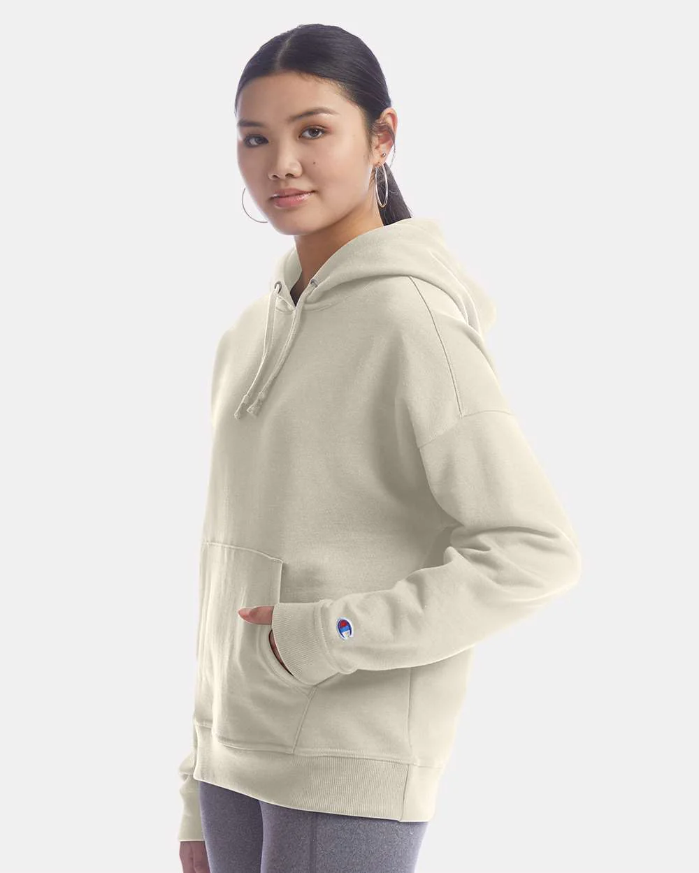 Champion-S760-Women's Powerblend® Hooded Sweatshirt - Image 30