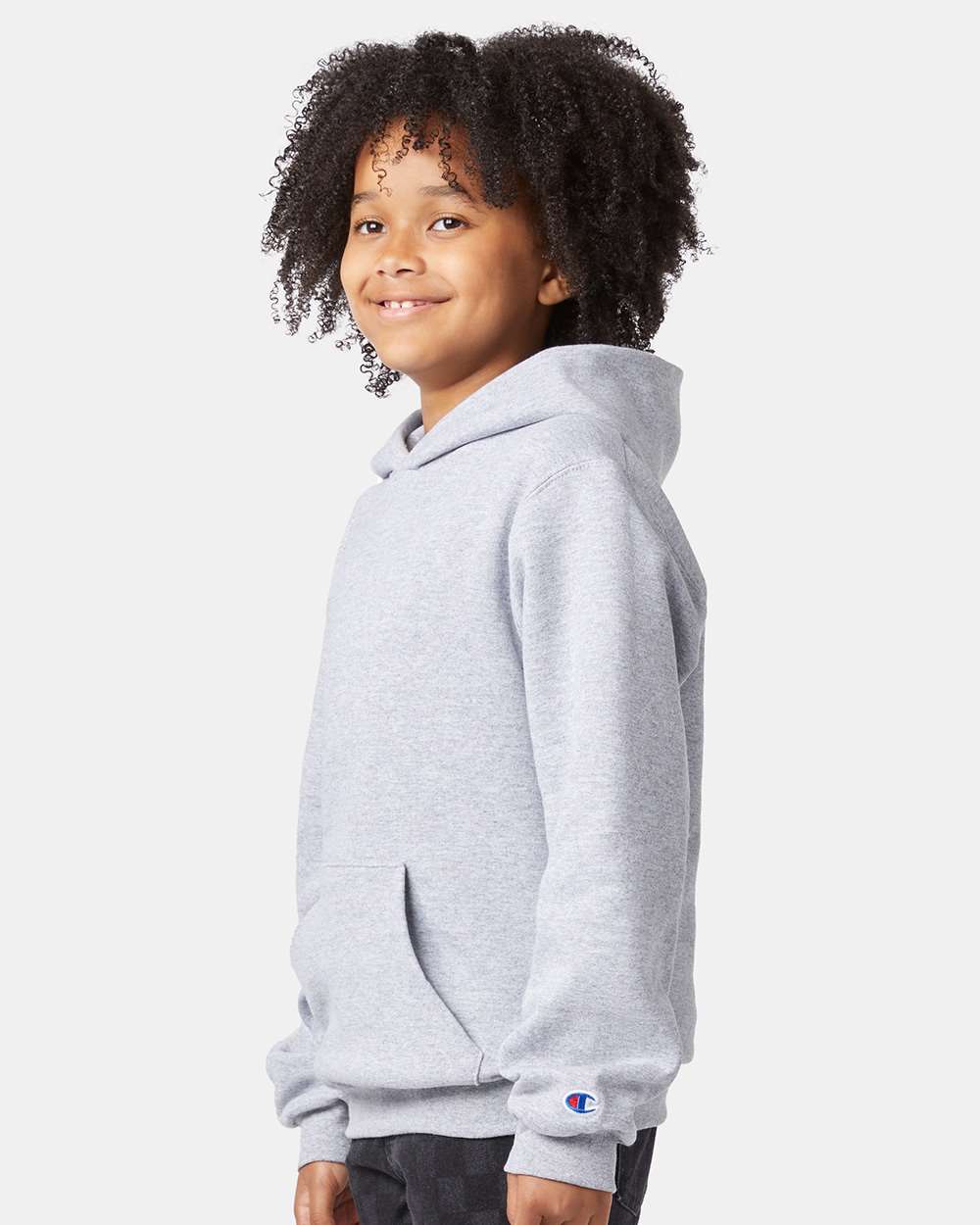 Champion-S790-Powerblend® Youth Hooded Sweatshirt - Image 12