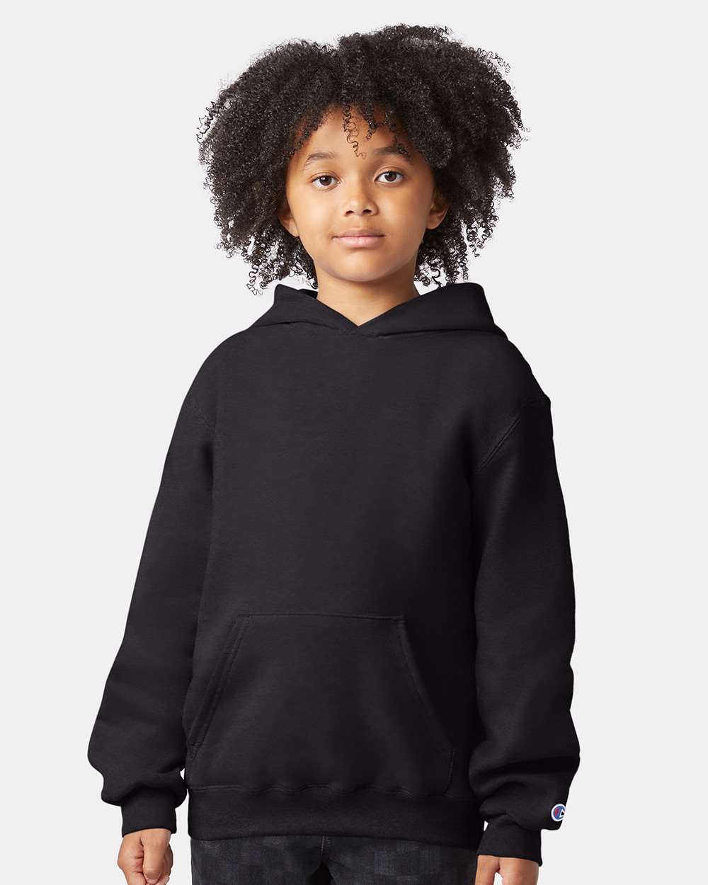 Champion-S790-Powerblend® Youth Hooded Sweatshirt - Image 4
