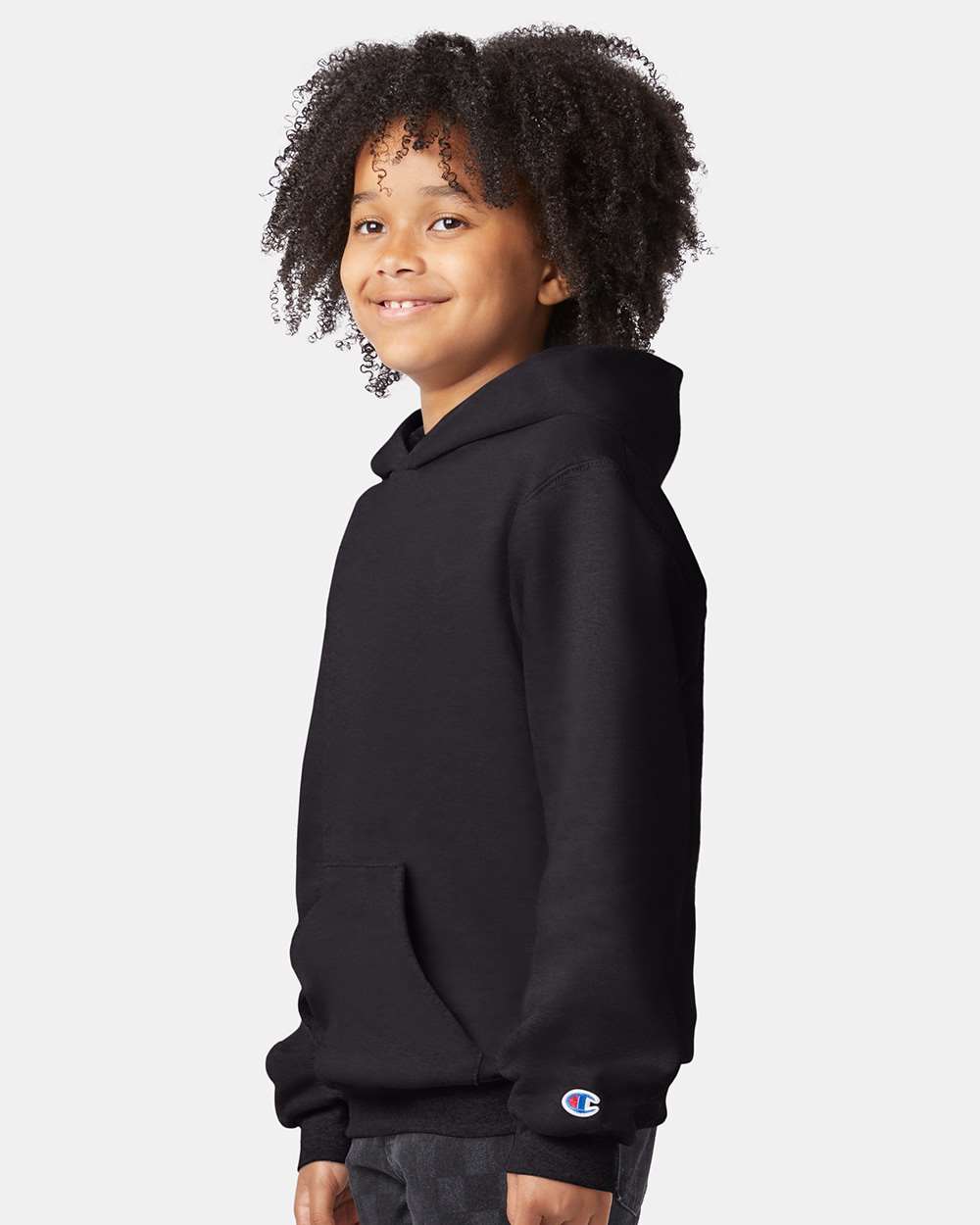 Champion-S790-Powerblend® Youth Hooded Sweatshirt - Image 5