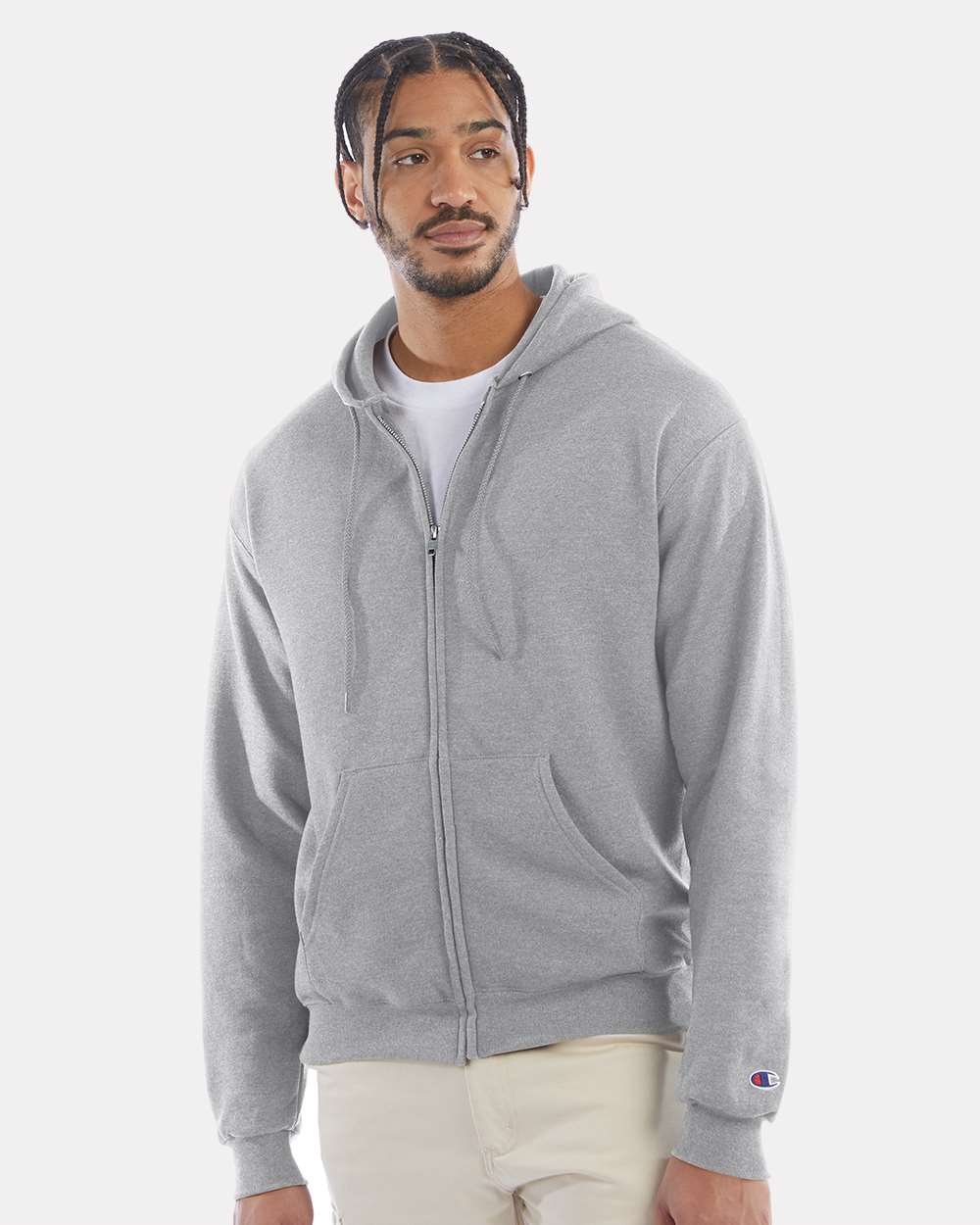 Champion-S800-Powerblend® Full-Zip Hooded Sweatshirt - Image 17