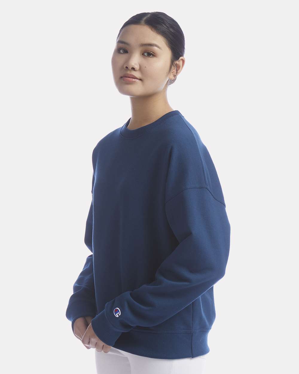 Champion-SL650-Powerblend® Women's Crewneck Sweatshirt - Image 12