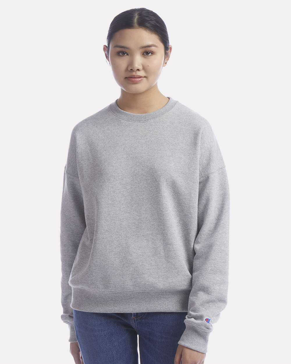 Champion-SL650-Powerblend® Women's Crewneck Sweatshirt - Image 17