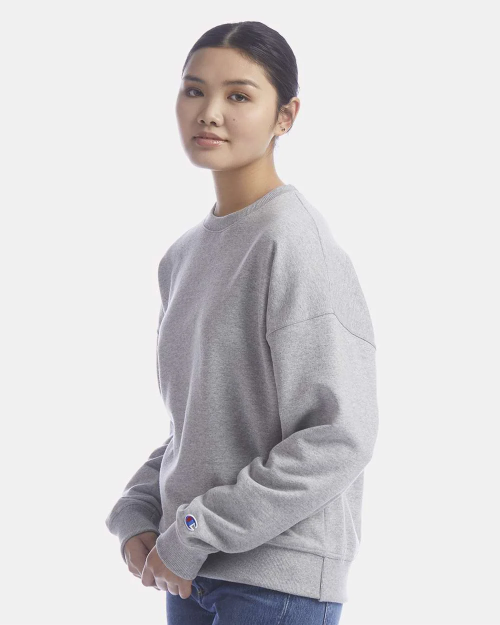 Champion-SL650-Powerblend® Women's Crewneck Sweatshirt - Image 18