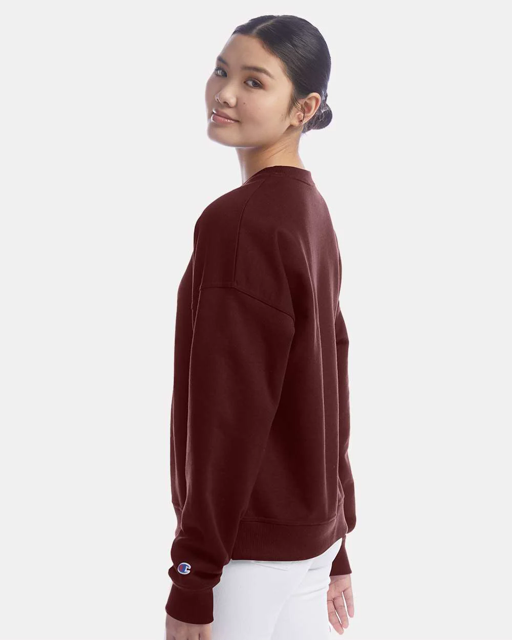 Champion-SL650-Powerblend® Women's Crewneck Sweatshirt - Image 24