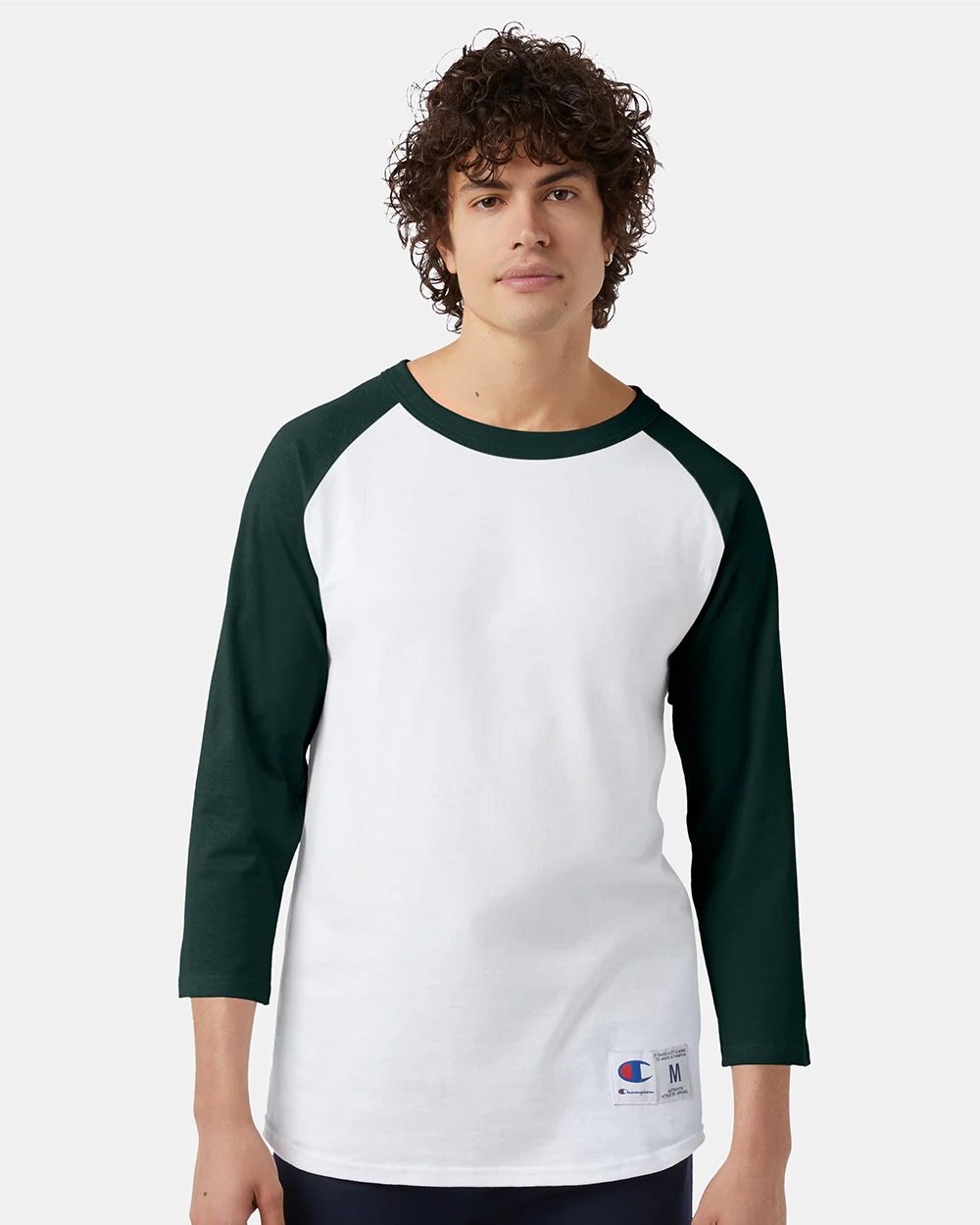 Champion-T137-Raglan Sleeve Baseball T-Shirt - Image 4