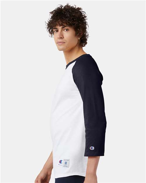 Champion-T137-Raglan Sleeve Baseball T-Shirt - Image 67