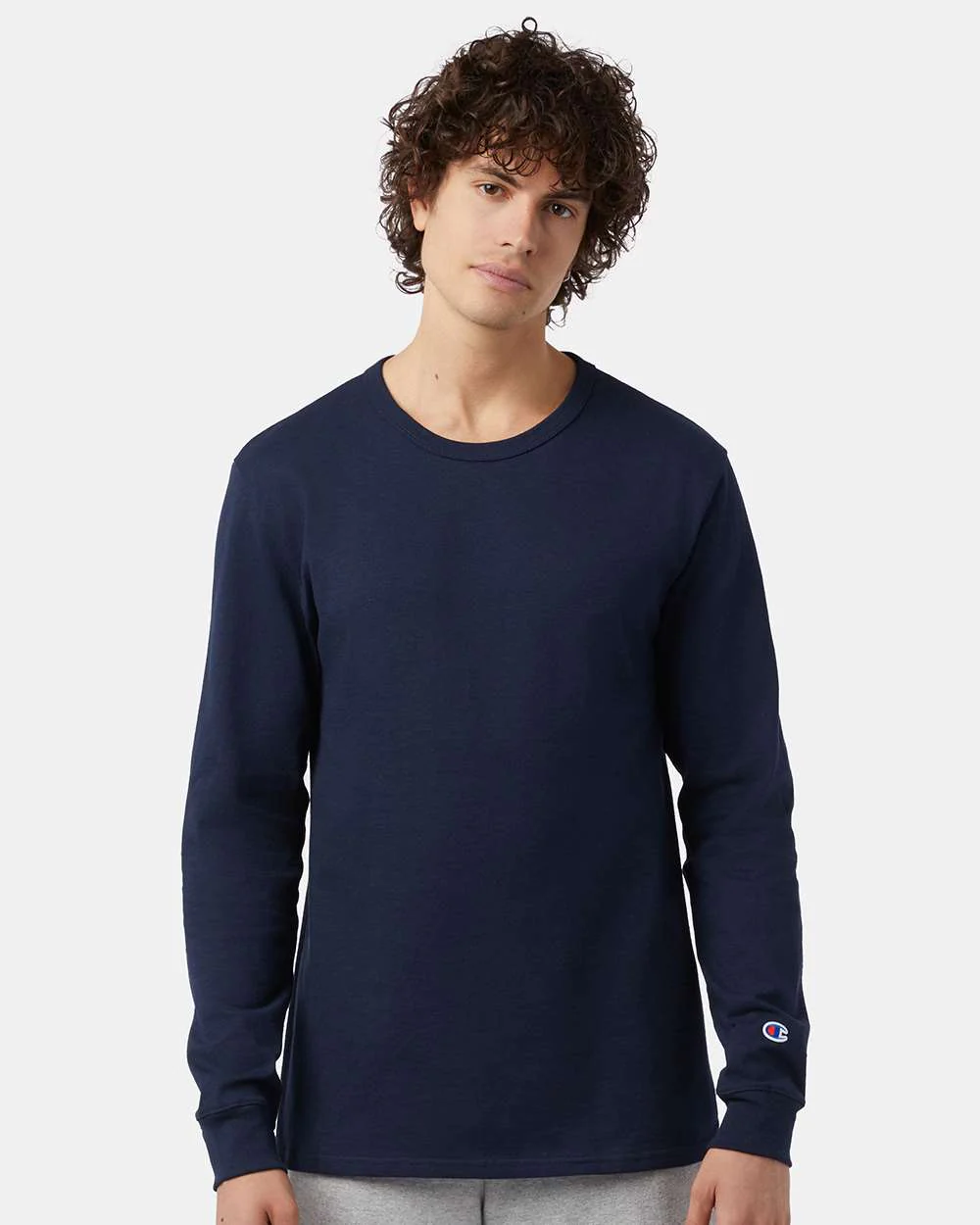 Champion-T453-Heritage Jersey Long Sleeve T-Shirt - Image 5