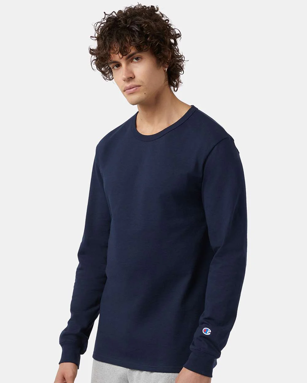 Champion-T453-Heritage Jersey Long Sleeve T-Shirt - Image 6