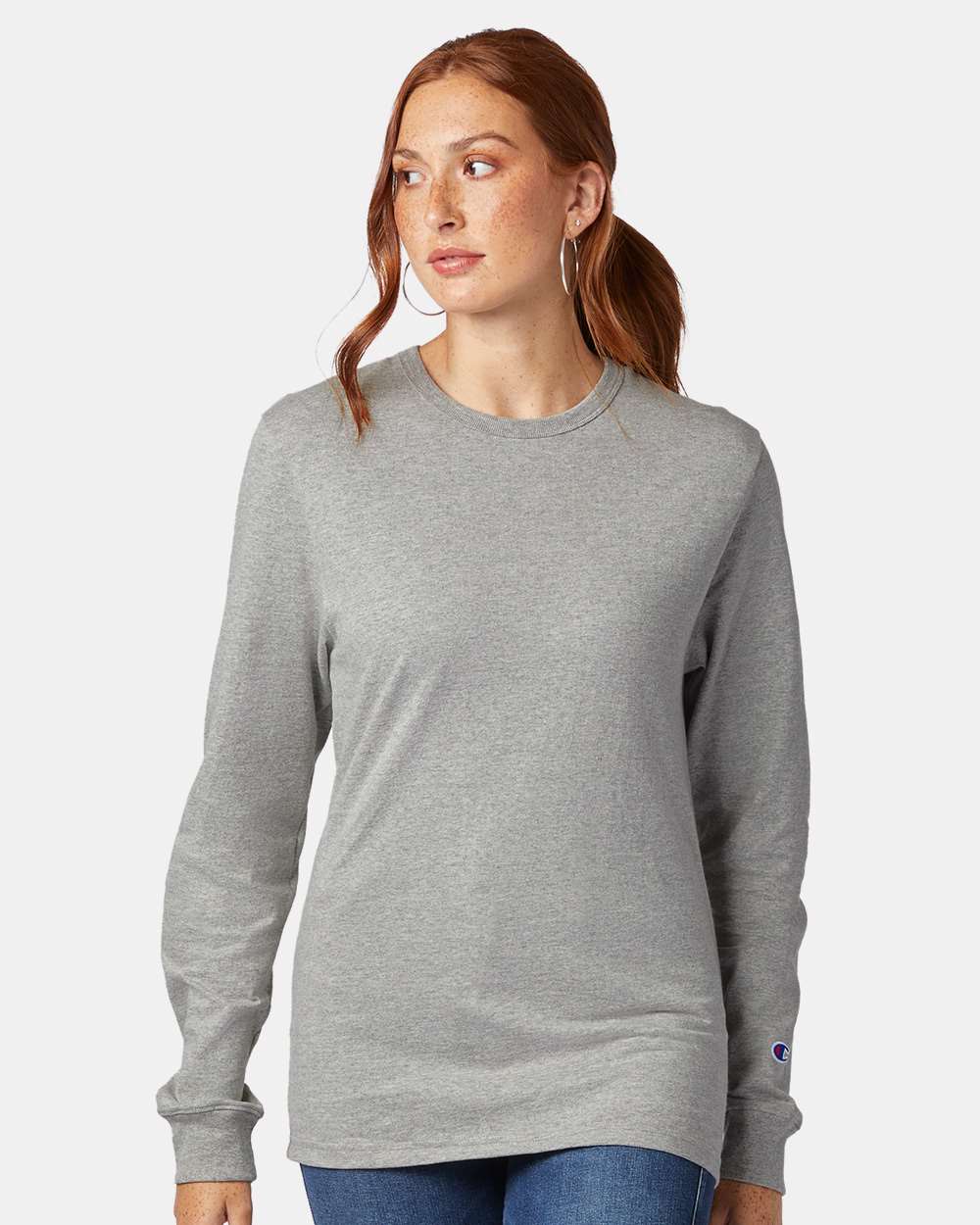 Champion-T453-Heritage Jersey Long Sleeve T-Shirt - Image 8
