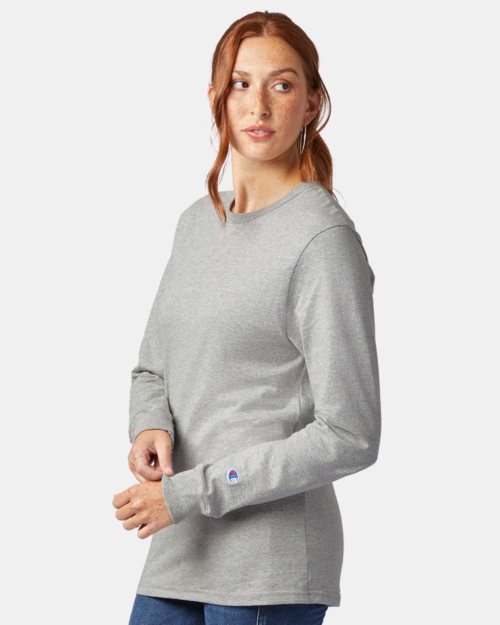 Champion-T453-Heritage Jersey Long Sleeve T-Shirt - Image 9