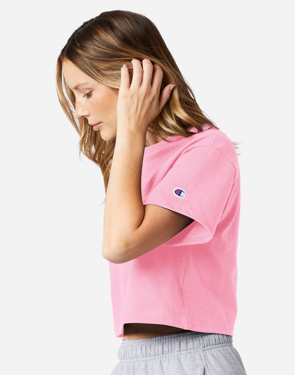 Champion-T453W-Women's Heritage Jersey Crop T-Shirt - Image 28