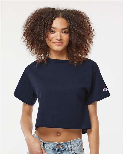 Champion-T453W-Women's Heritage Jersey Crop T-Shirt - Image 35