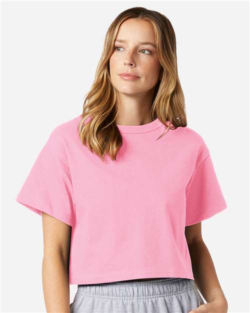 Champion-T453W-Women's Heritage Jersey Crop T-Shirt - Image 38