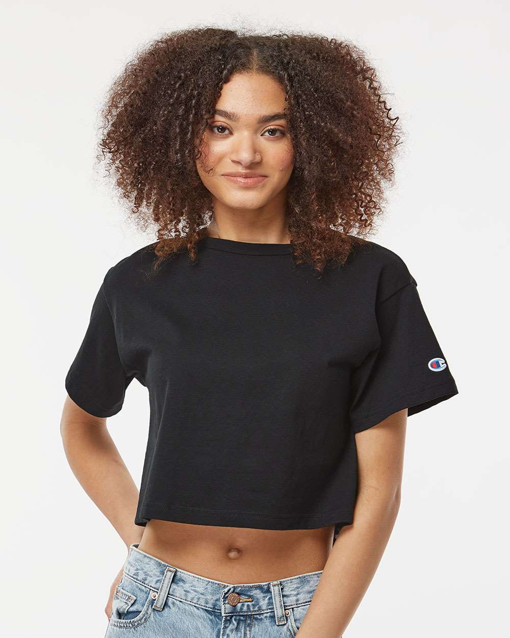 Champion-T453W-Women's Heritage Jersey Crop T-Shirt - Image 4