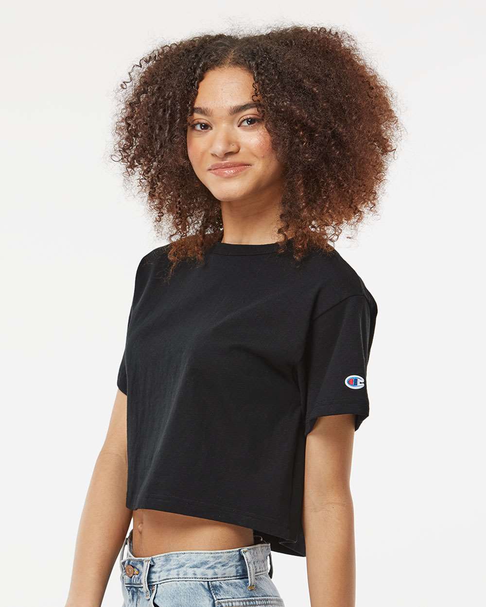 Champion-T453W-Women's Heritage Jersey Crop T-Shirt - Image 5