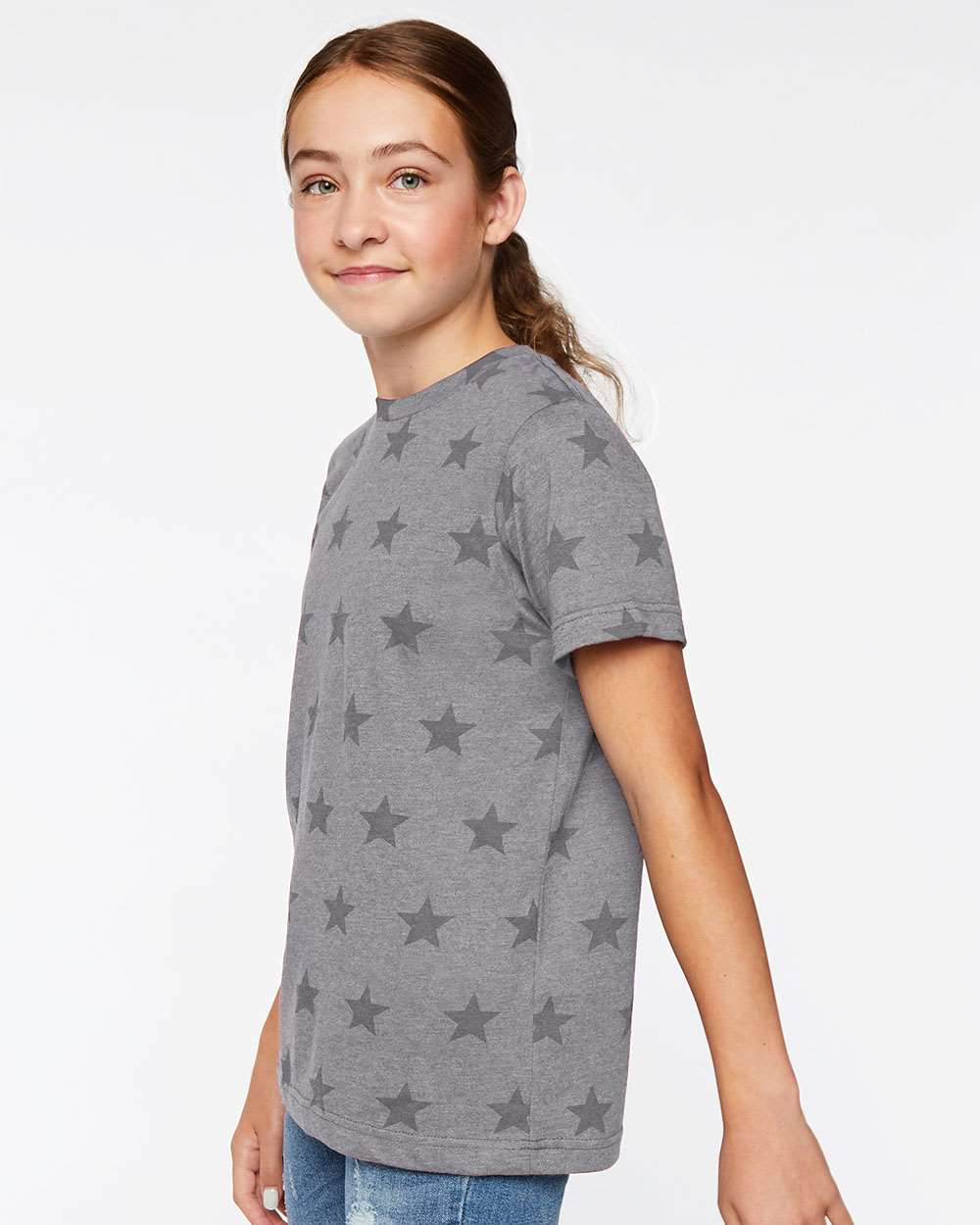 Code Five-2229-Youth Star Print Tee - Image 12