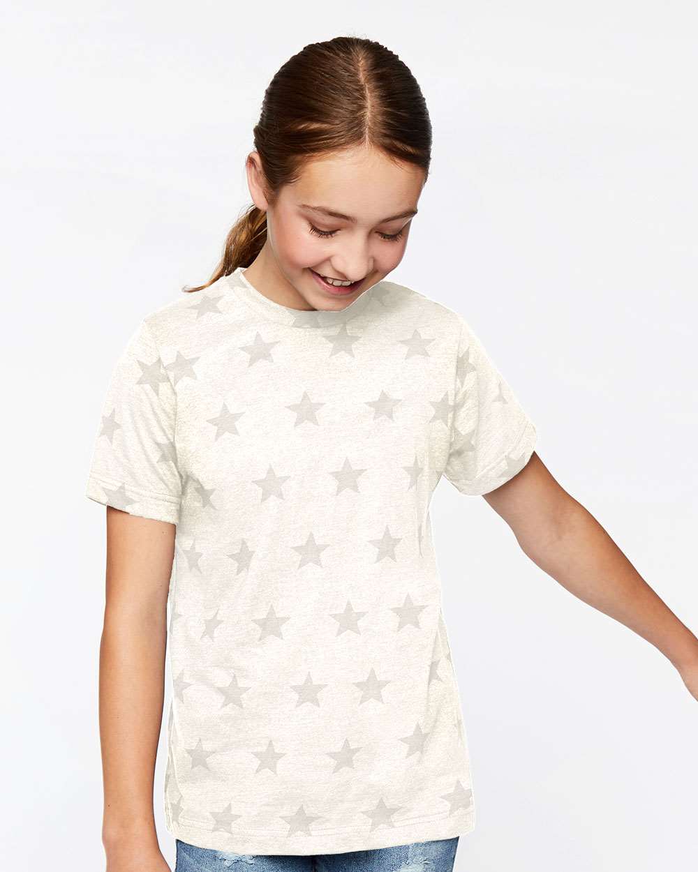 Code Five-2229-Youth Star Print Tee - Image 17