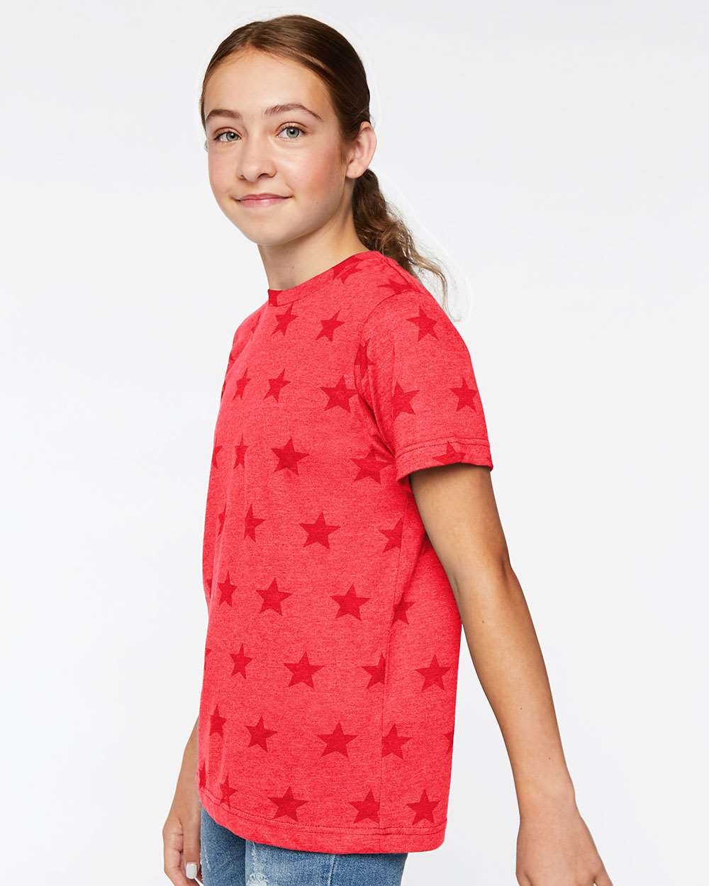 Code Five-2229-Youth Star Print Tee - Image 24