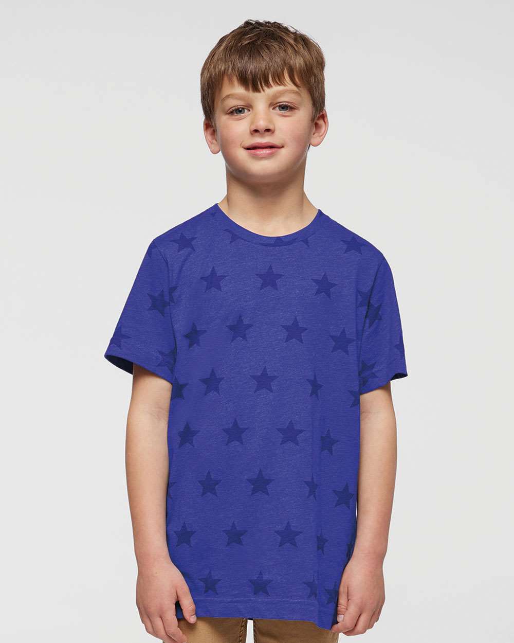 Code Five-2229-Youth Star Print Tee - Image 29