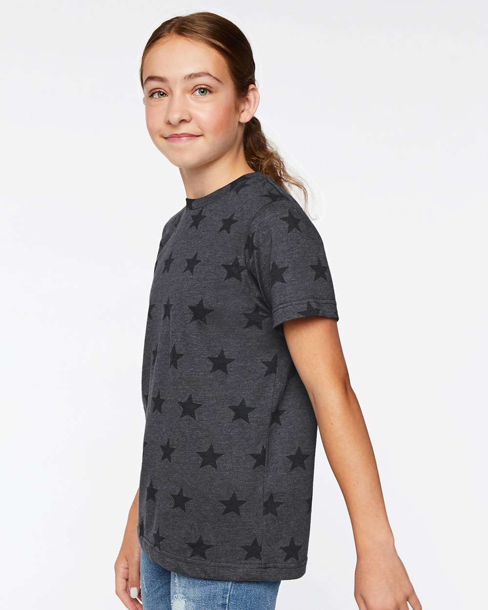 Code Five-2229-Youth Star Print Tee - Image 36