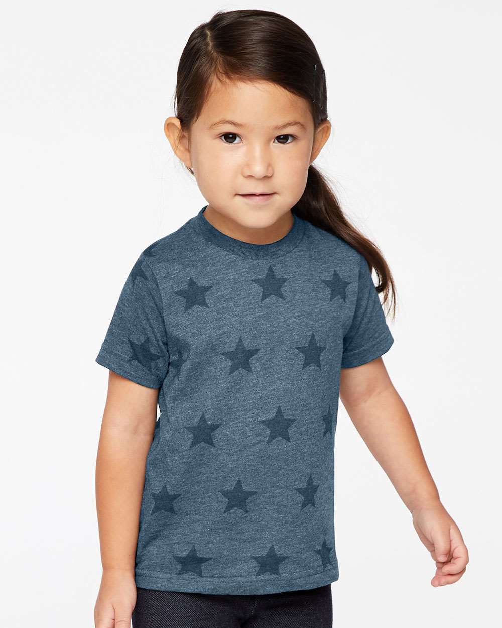 Code Five-3029-Toddler Star Print Tee - Image 4