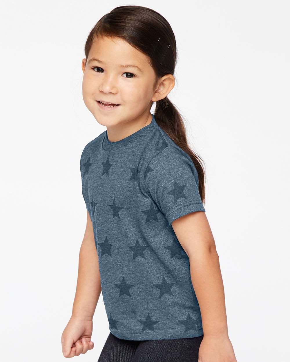 Code Five-3029-Toddler Star Print Tee - Image 5