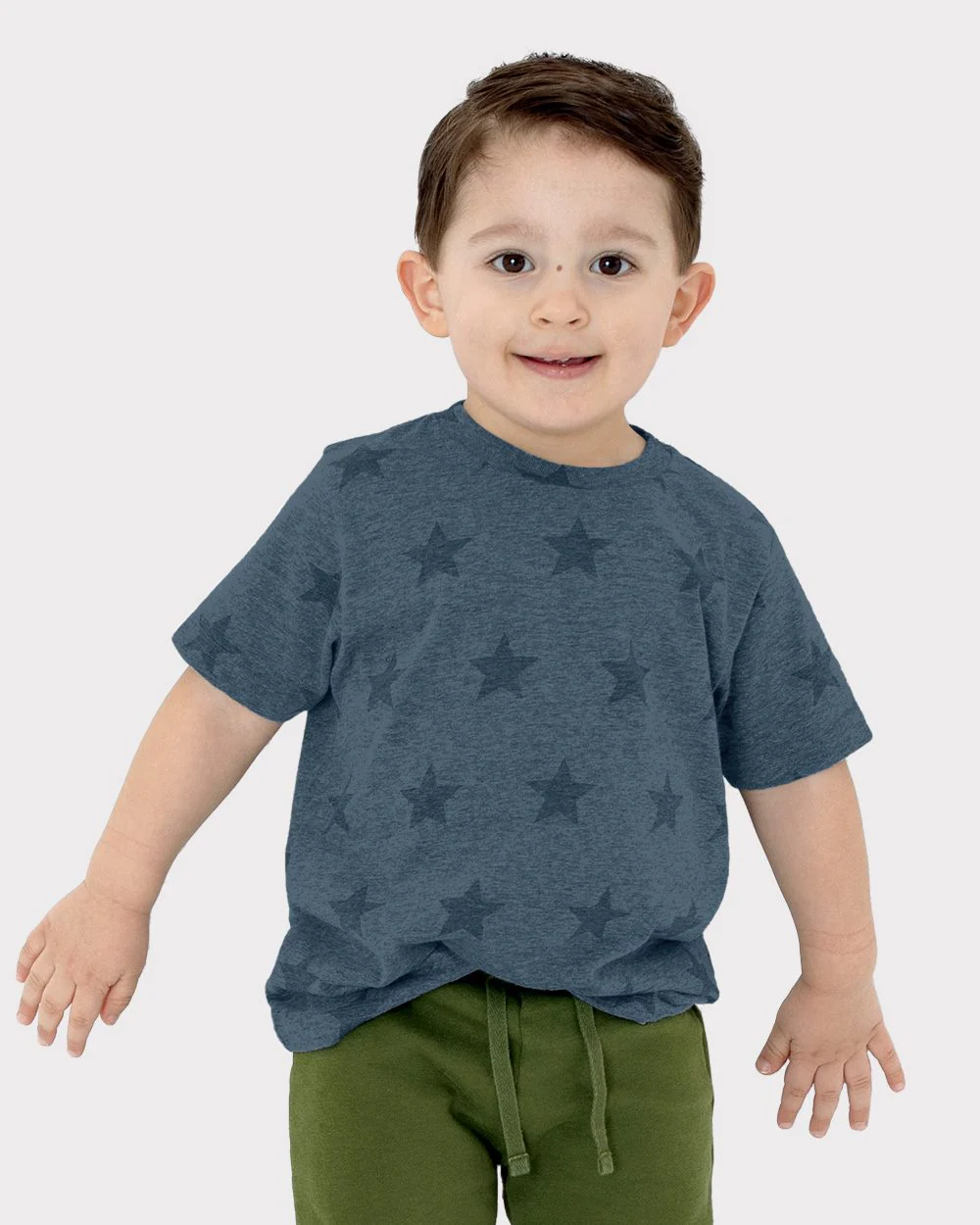 Code Five-3029-Toddler Star Print Tee - Image 7
