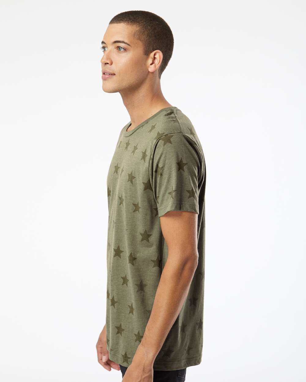 Code Five-3929-Star Print Tee - Image 18