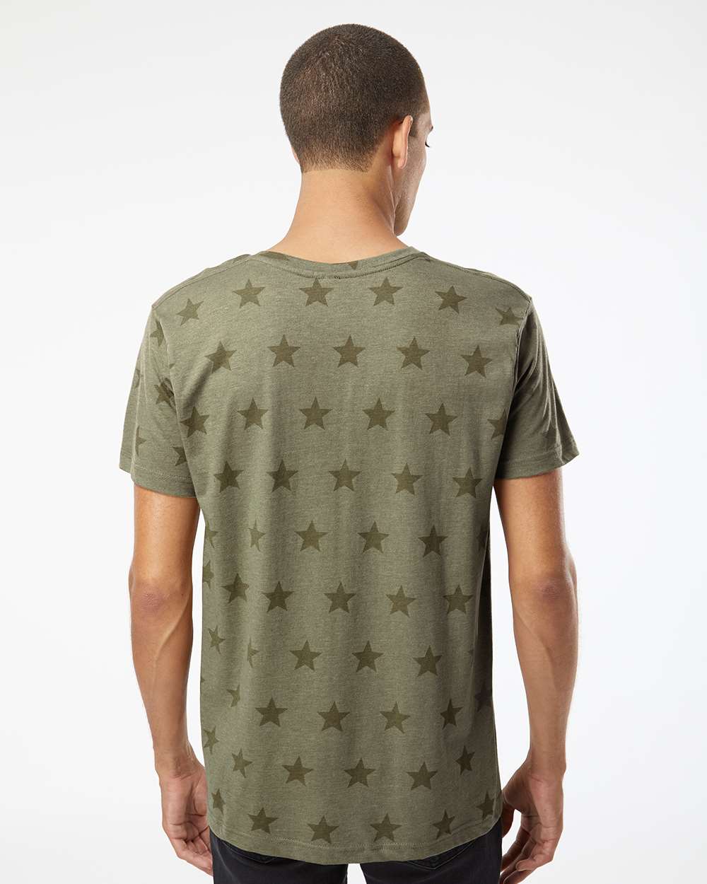 Code Five-3929-Star Print Tee - Image 19