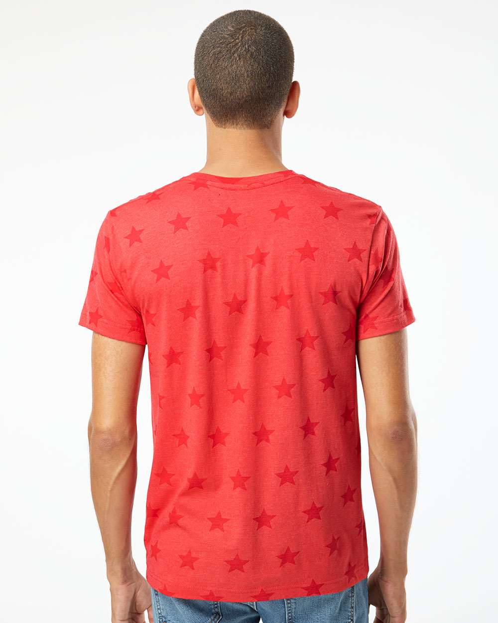 Code Five-3929-Star Print Tee - Image 28