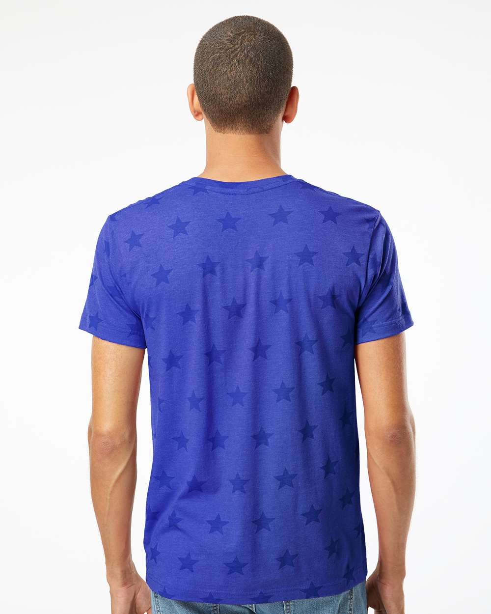 Code Five-3929-Star Print Tee - Image 34