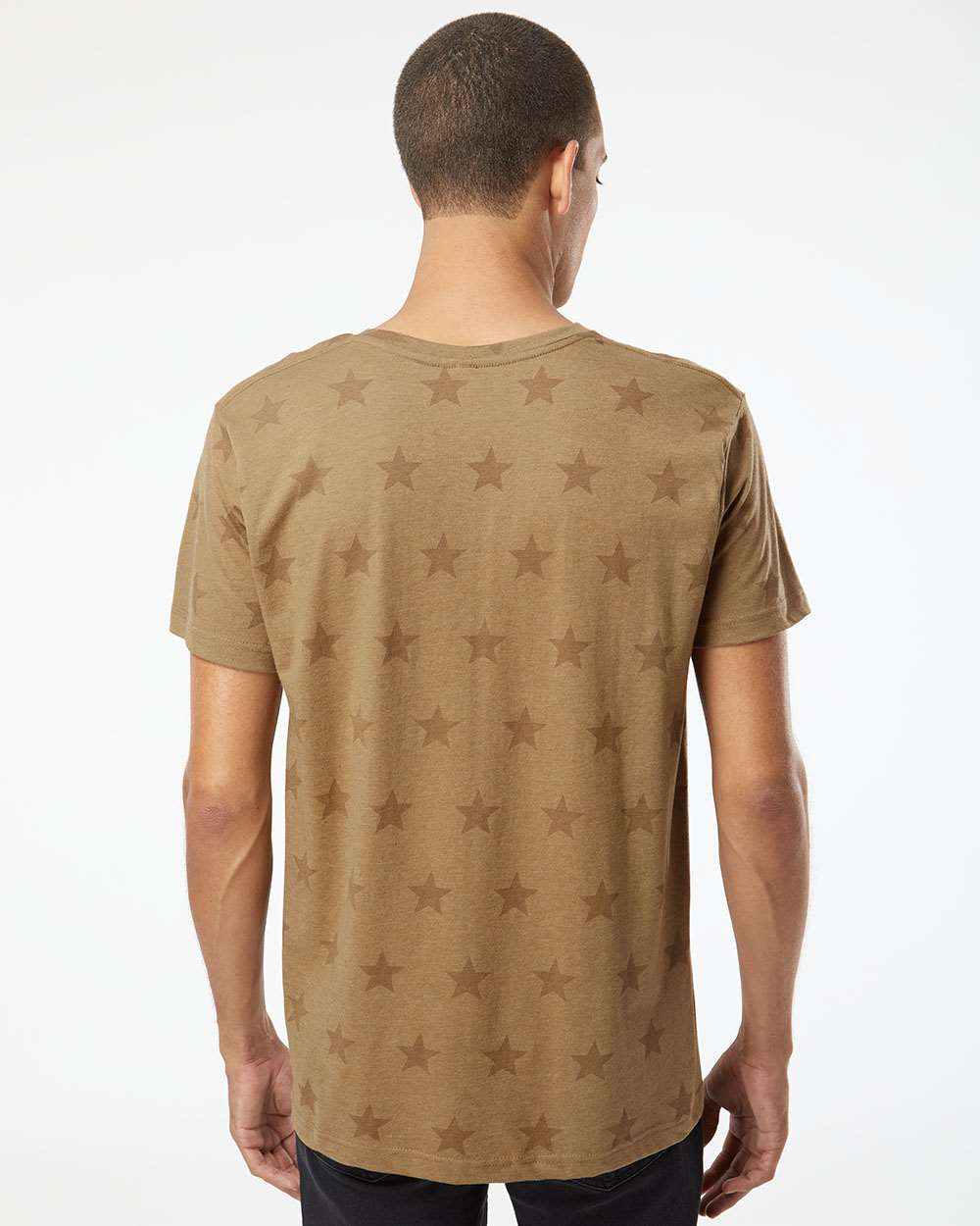 Code Five-3929-Star Print Tee - Image 7