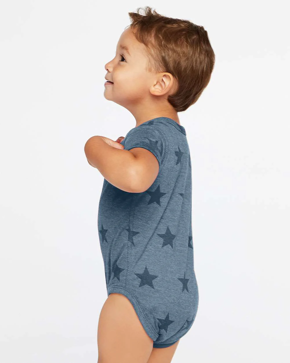 Code Five-4329-Infant Star Print Bodysuit - Image 5